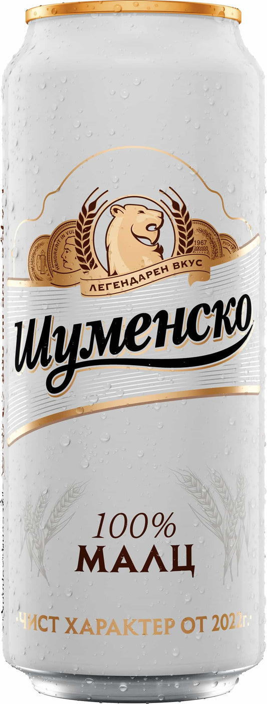 SHUMENSKO BEER 100 MALT CAN 0.5L