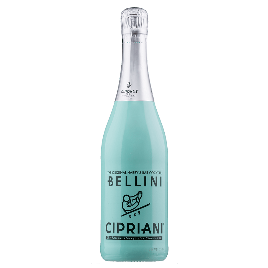 WHITE CHIPRIANI WINE BLUE BOTTLE 0.75L